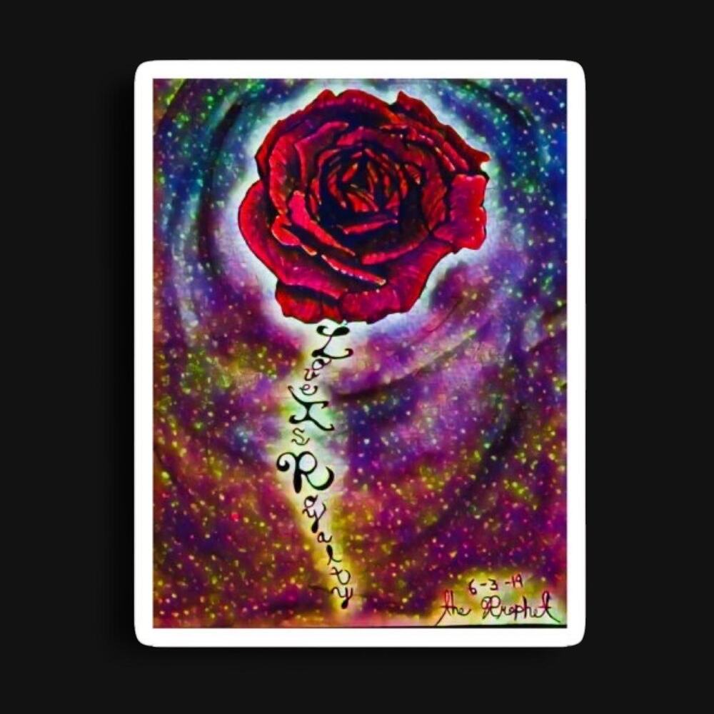 Love Artwork Red Rose